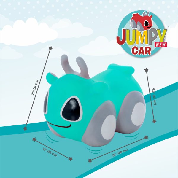 Masinuta pentru sarit Jumpy - Car Mint - imagine 4