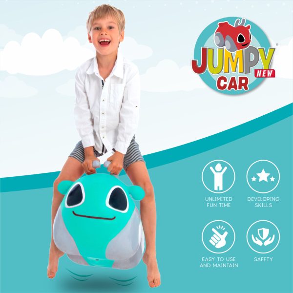 Masinuta pentru sarit Jumpy - Car Mint - imagine 6