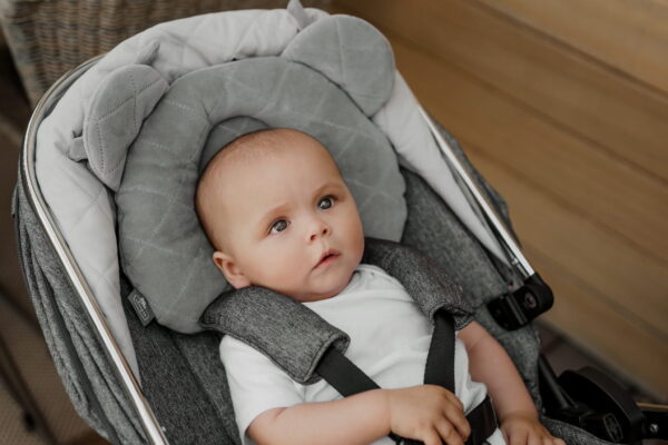 Perna cu adancitura antiaplatizare impotriva plagioencefalie - Royal Baby Gri Sleepee - imagine 2