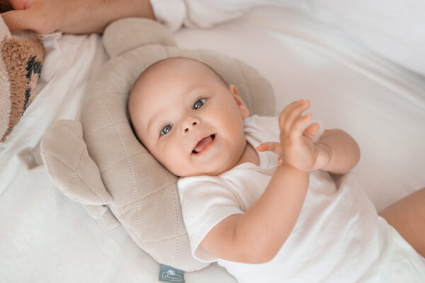 Perna cu adancitura antiaplatizare impotriva plagioencefalie - Royal Baby Gri Sleepee - imagine 3
