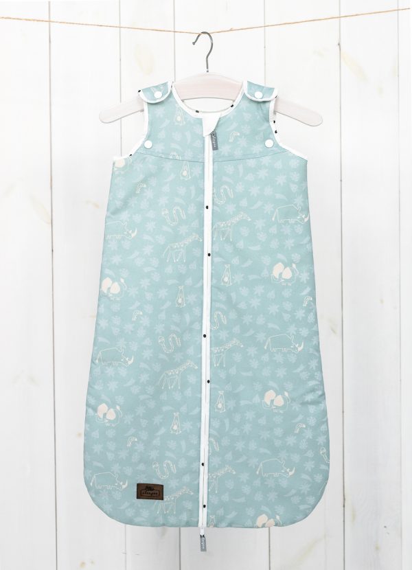 Sac Bumbac de dormit bebe 2,5 TOG 0-24 luni -  Grow with me Safari Sleepee - imagine 6