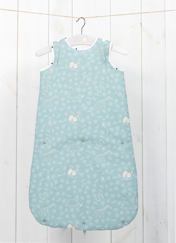 Sac Bumbac de dormit bebe 2,5 TOG 0-24 luni -  Grow with me Safari Sleepee - imagine 5