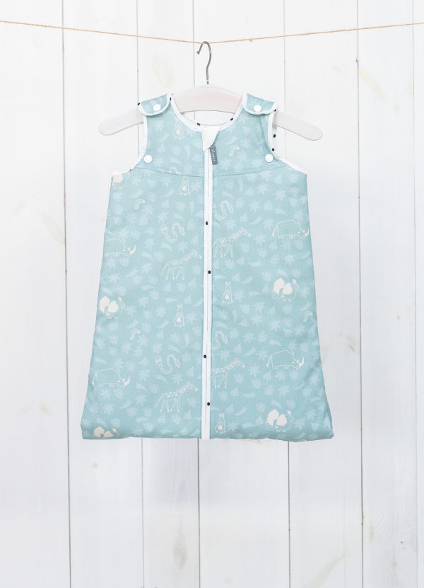 Sac Bumbac de dormit bebe 2,5 TOG 0-24 luni -  Grow with me Safari Sleepee - imagine 4