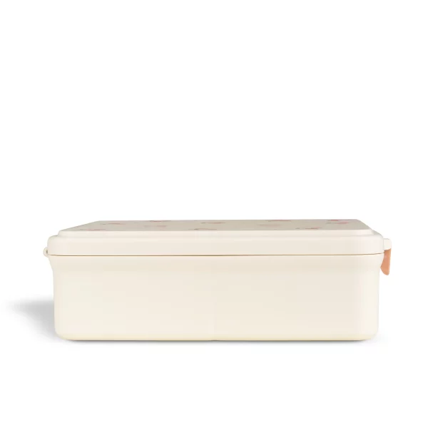 Caserola Tritan Snack bento copii  cu 4 compartimente  si borcan termoizolant- Cherry - imagine 6