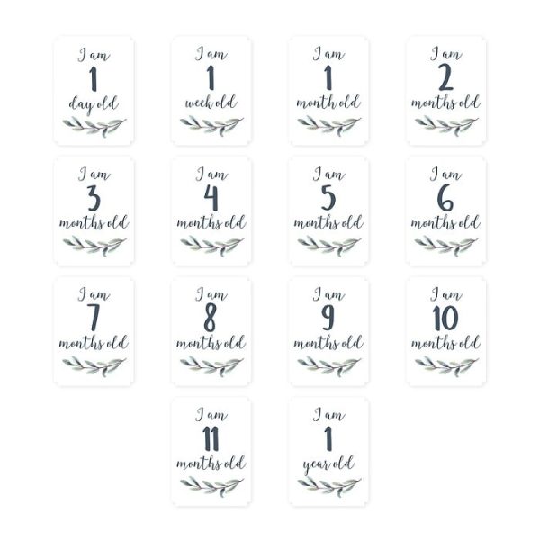 Muselina Milestone  pentru fotografii - Lulujo Hello World - imagine 4