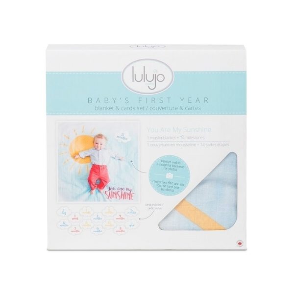Muselina Milestone  pentru fotografii - Lulujo You are my sunshine - imagine 2