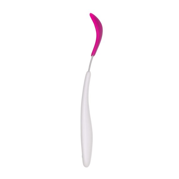 Lingurita silicon cu etui- Oxo On the Go Pink 6+ - imagine 3