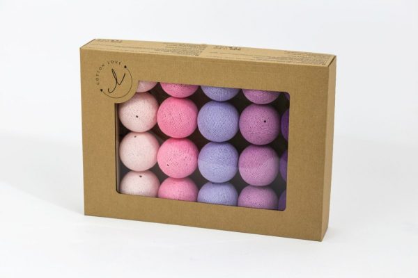 Ghirlanda luminoasa electrica cu becuri si bile din bumbac - Light Berry 35 lumini - imagine 2