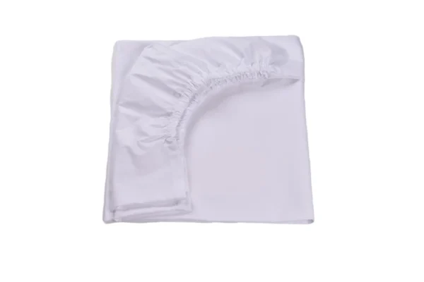 Cearsaf Bumbac Patut co-sleeper cu elastic 90x50  Alb