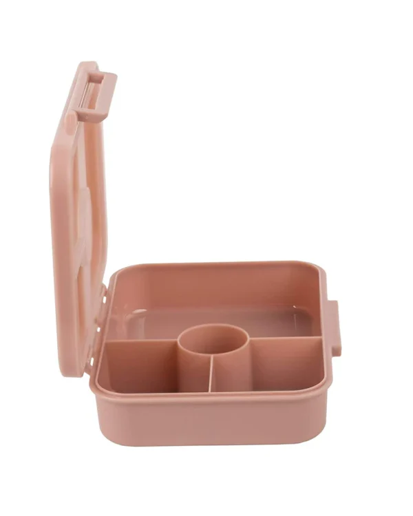 Caserola termoizolanta bento copii din Tritan cu 4 compartimente - Lunch Pink Animal Print - imagine 3