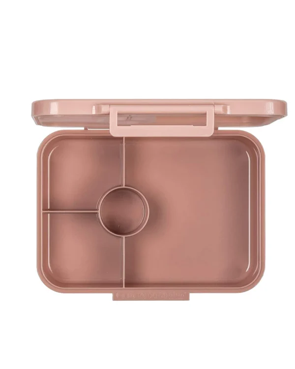 Caserola termoizolanta bento copii din Tritan cu 4 compartimente - Lunch Pink Animal Print - imagine 2