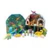 Playbox portabil figurine lemn - Dinosaur