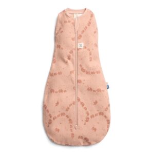 Saculet Swaddle Cocoon infasat Bebe Bumbac 0-3 luni - 1.0 Tog Parada Elefanti ErgoPouch