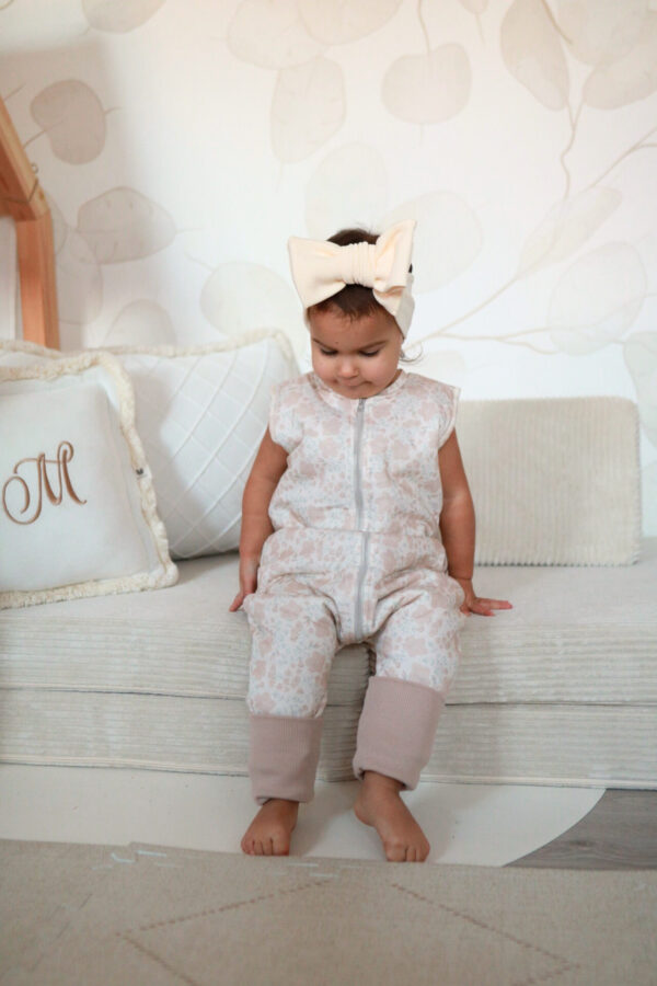 Sac de dormit Bumbac cu picioare 1-2 ani 1,5 TOG - Primrose Beige - imagine 2