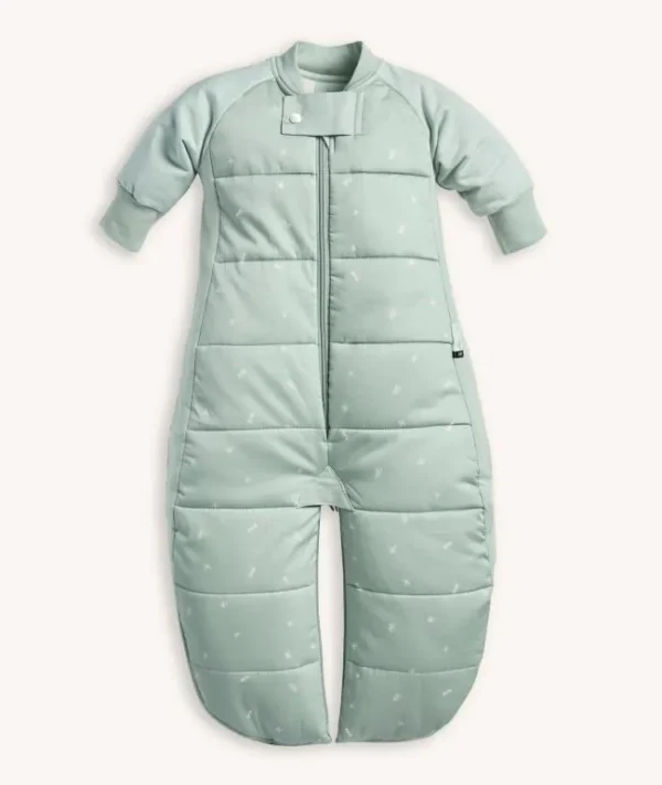 Sac Combinezon picioare dormit Bumbac Organic 8-24 luni - 2.5 TOG Sage Green Sheeting  ErgoPouch