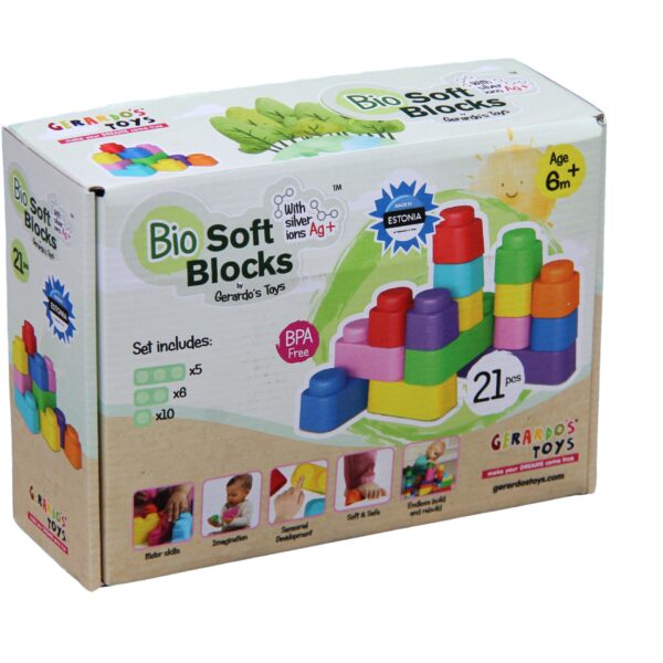 Bio Blocuri moi pentru constructie - Set 21 buc