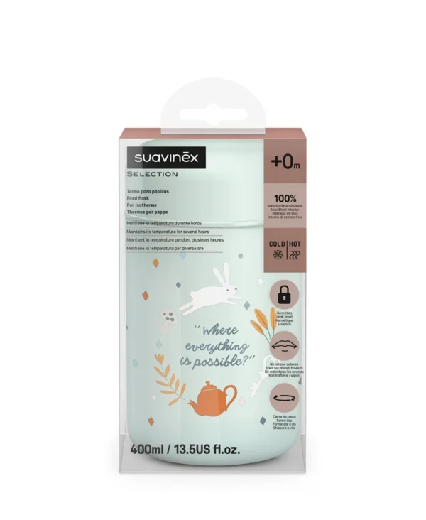 Termos pentru mancare  - SUAVINEX VERDE 400 ml WONDERLAND - imagine 2