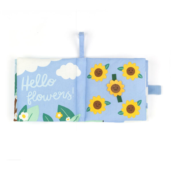 Carte senzoriala bebelus moale- Hello Sun Jellycat - imagine 4