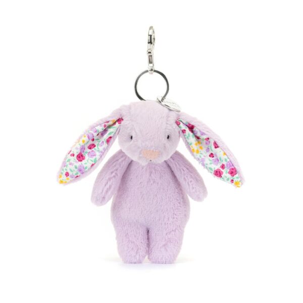 Breloc Jellycat - Bunny Bag Charm Viola Floral