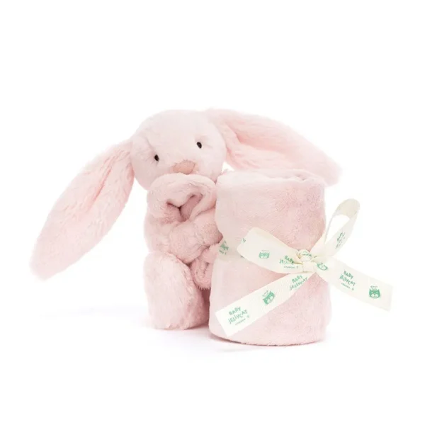 Paturica Doudou comforter bebelusi  - Iepuras Bashful Pink  Jellycat