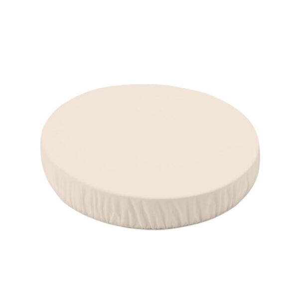 Cearsaf cu elastic pentru saltea rotunda - Beige Waldin 73 cm