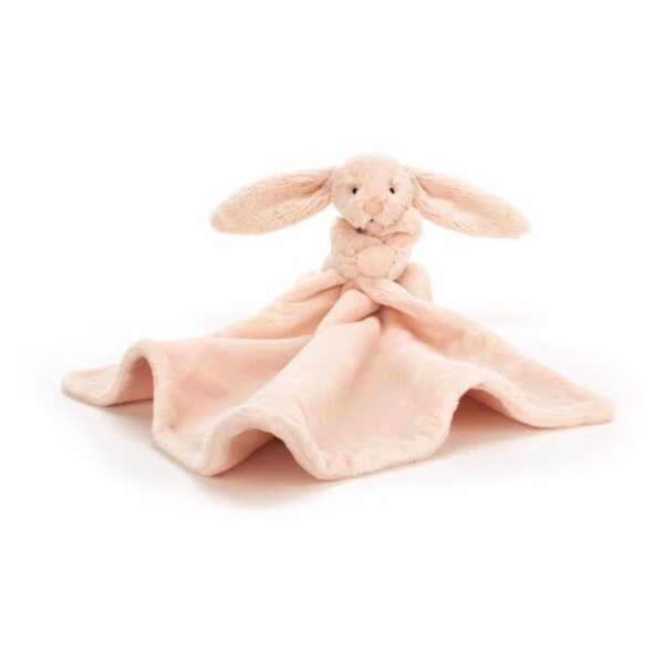 Paturica Doudou comforter bebelusi  - Iepuras Bashful Blush Jellycat - imagine 3