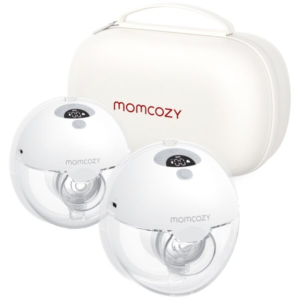 Pompa de san Portabila DUBLA- MOMCOZY FARA DURERE M5 - Gri 2 buc
