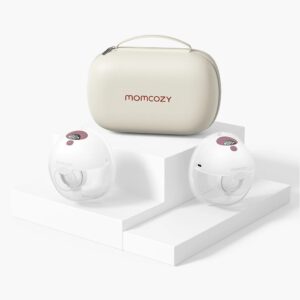 Pompa de san Portabila DUBLA- MOMCOZY FARA DURERE M5 - Rosu 2 buc