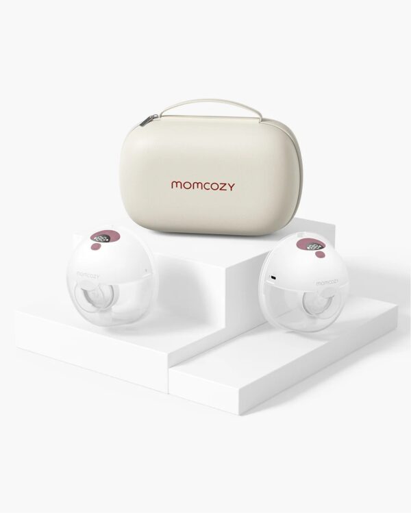 Pompa de san Portabila DUBLA- MOMCOZY FARA DURERE M5 - Rosu 2 buc