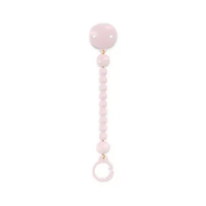 Lantisor suzeta cu clips din silicon - ESSENCE Roz Pudrat