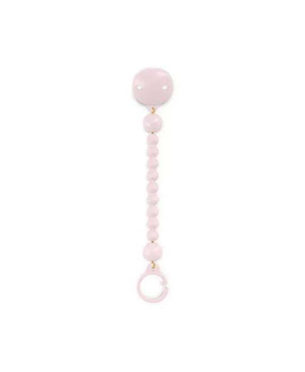 Lantisor suzeta cu clips din silicon - ESSENCE Roz Pudrat