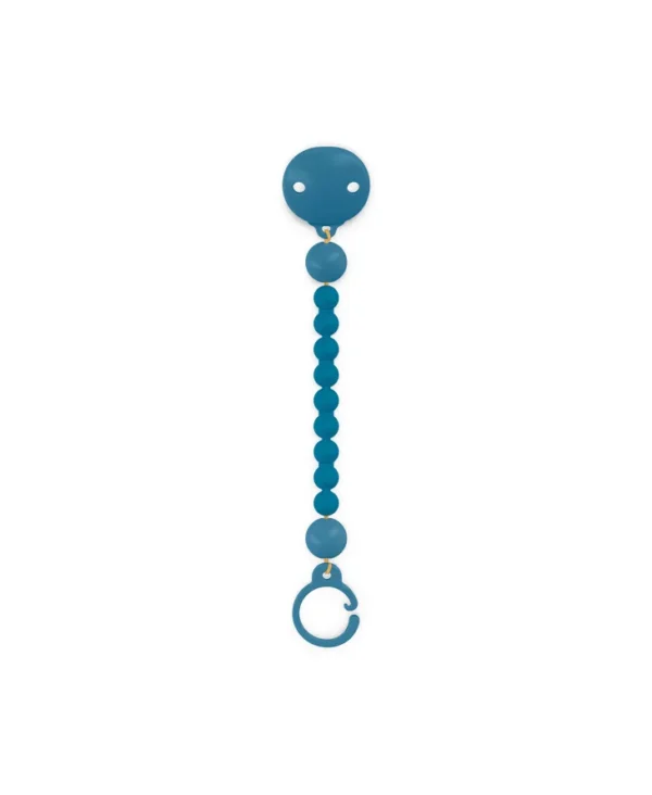 Lantisor suzeta cu clips din silicon - ESSENCE Albastru inchis