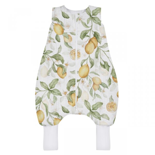 Sac de dormit cu picioare Muselina  Bumbac Light S 1-3 ani- Lamai 0.5 TOG