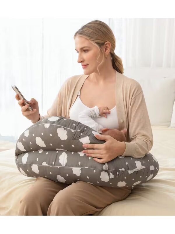 Perna de alaptat ajustabila cu suport Ergonomic - Momcozy - imagine 6