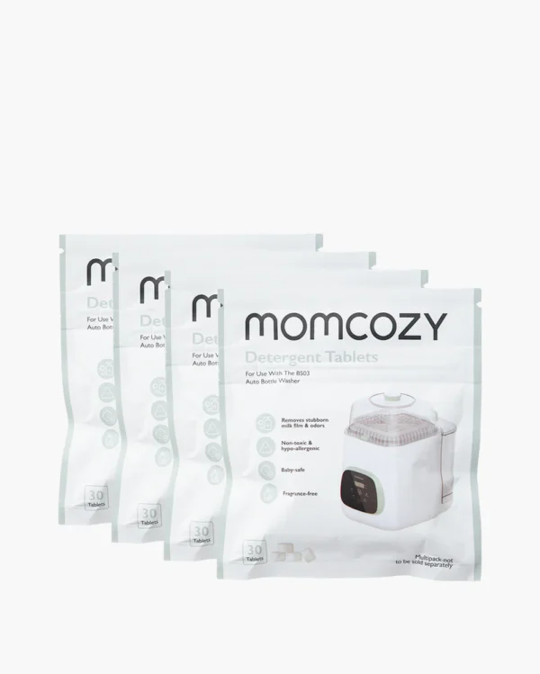 Pachet 4x30 buc  Detergent pentru Masina Spalat Biberoane -Klean Pal 120 buc Momcozy - imagine 6