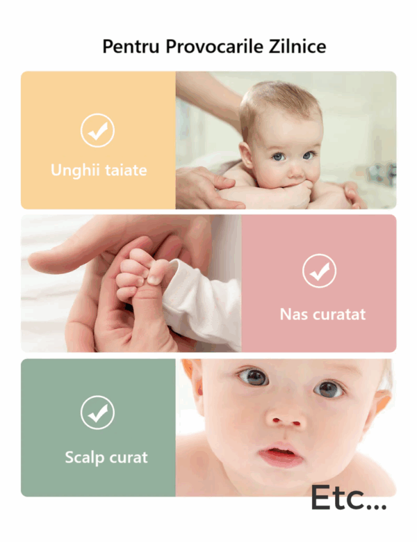 SET INGRIJIRE NOU NASCUT  BABY 14 PIESE - Momcozy All-in-1 Core Baby Kit - imagine 4