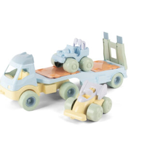 Camion cu trailer pentru transport 2 masini  - Pastel Dantoy