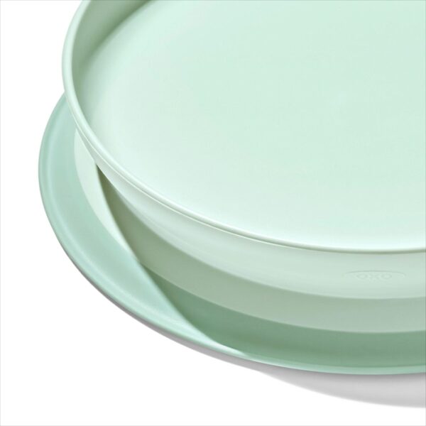 Farfurie  cu ventuza  -  Stick & Stay Oxo Sage Green 6+ - imagine 3