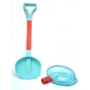 Jucarie plaja 2 in1 - Lopata si Plasa pescuit