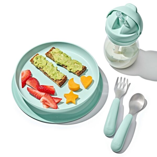 Farfurie  cu ventuza  -  Stick & Stay Oxo Sage Green 6+ - imagine 5