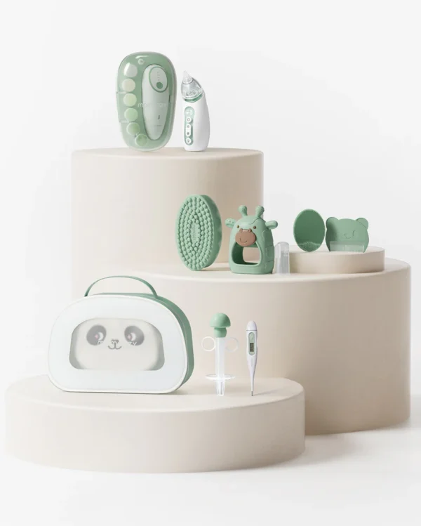SET INGRIJIRE NOU NASCUT  BABY 11 PIESE - Momcozy All-in-1 Elite Baby Kit - imagine 12