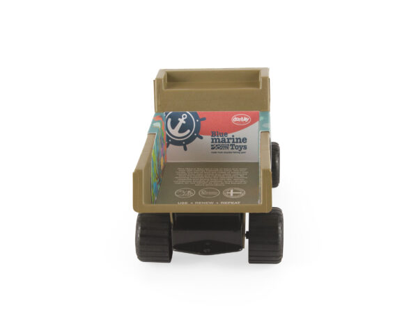 Camion din plastic maritim reclicat pentru joaca afara 28 cm - Blue Dantoy - imagine 3