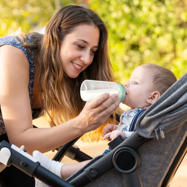 TERMOS RACITOR PORTABIL  pentru lapte matern pentru exterior fara curent 600 ml - MILK COOLER MOMCOZY - imagine 6