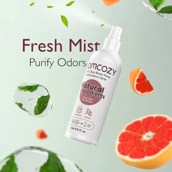 Spray pentru curatarea partilor pompei de San si accesorilor bebe -Momcozy - imagine 8