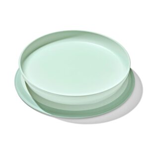 Farfurie  cu ventuza  -  Stick & Stay Oxo Sage Green 6+