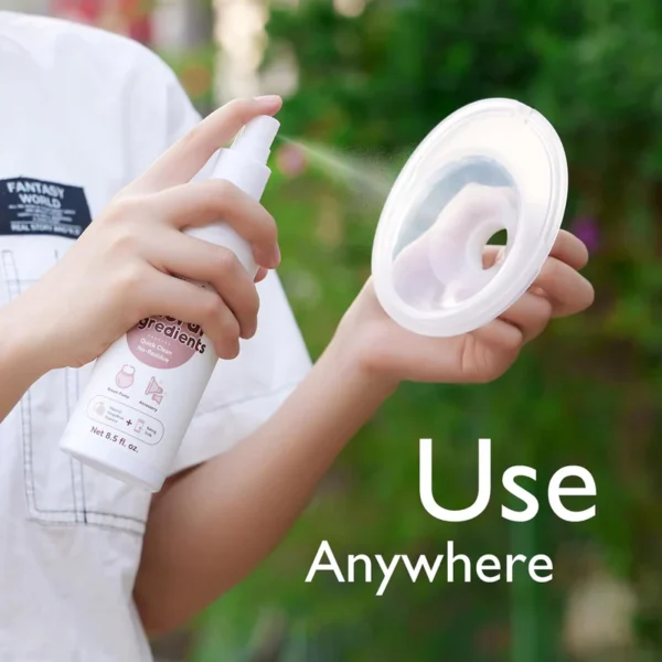 Spray pentru curatarea partilor pompei de San si accesorilor bebe -Momcozy - imagine 9