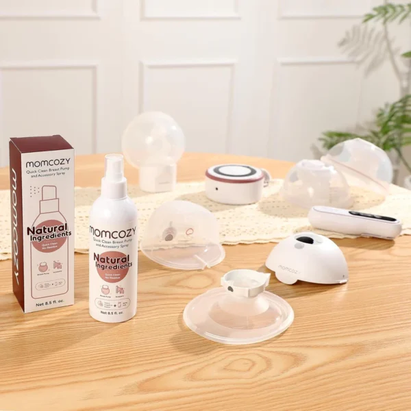 Spray pentru curatarea partilor pompei de San si accesorilor bebe -Momcozy - imagine 7