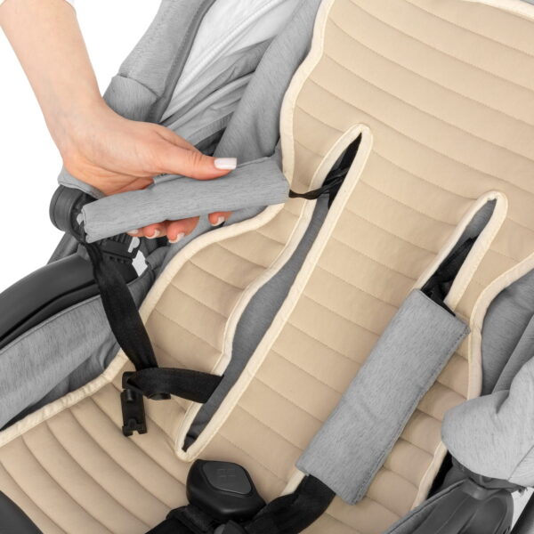 Insert ANTITRANSPIRATIE 3D pentru Carucior parte sport - Gri Sleepee - imagine 12