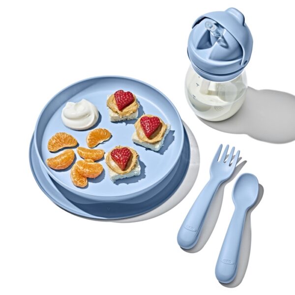 Farfurie  cu ventuza  -  Stick & Stay Oxo Blue  6+ - imagine 4