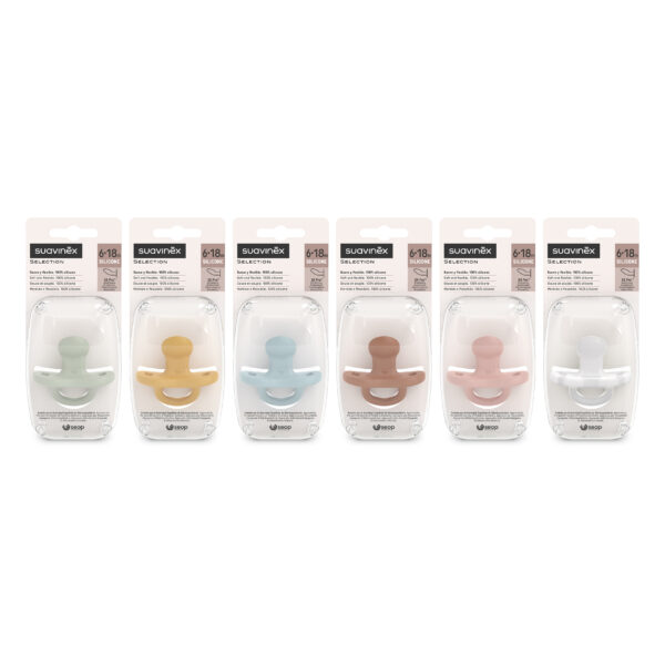 SUZETA ANATOMICA 100% SILICON 6-18M SX PRO COLOUR ESSENCE - BEIGE - imagine 4